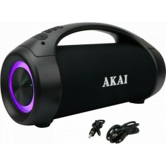 Akai ABTS-55 Ηχείο Bluetooth 50W με Ραδιόφωνο και Διάρκεια Μπαταρίας έως 3.8 ώρες Μαύρο Akai ABTS-55 Ηχείο Bluetooth 50W με Ραδιόφωνο και Διάρκεια Μπαταρίας έως 3.8 ώρες Μαύρο